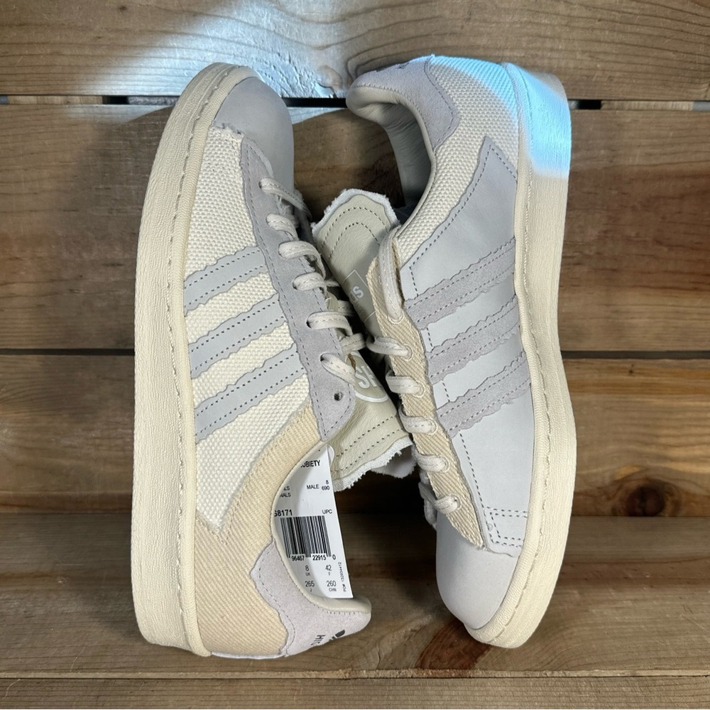 NEW Mens Multi-Size Adidas Campus x Highsnobiety “HIGHArt” Low Sneakers IG8171 - Picture 5 of 11